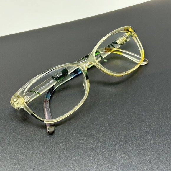 Gucci GG 3699/N ZE5 Clear Floral Eyeglasses Frames 54-15 140 Italy Designer - Picture 13 of 15